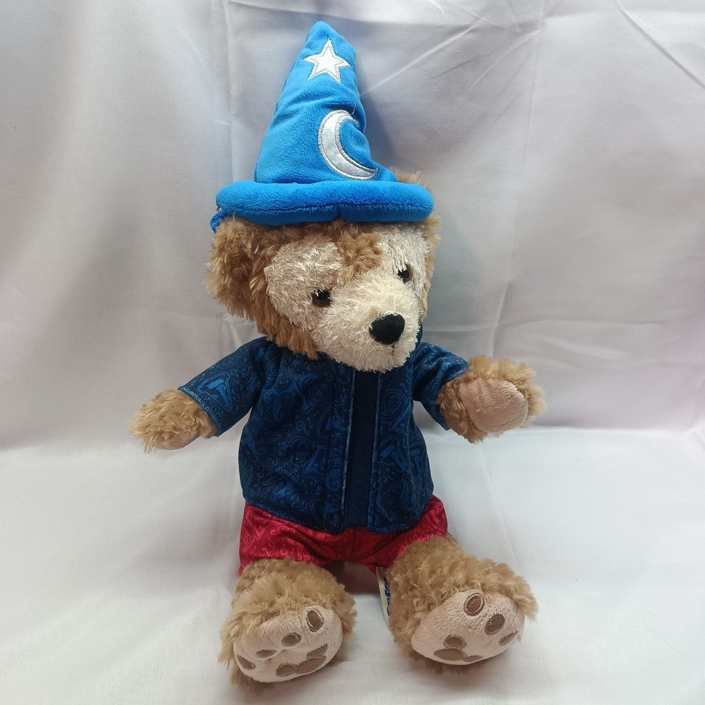Disney Parks Duffy the Bear 2016 Plush Stuffed Animal Fantasia Mickey Teddy‎ 18"